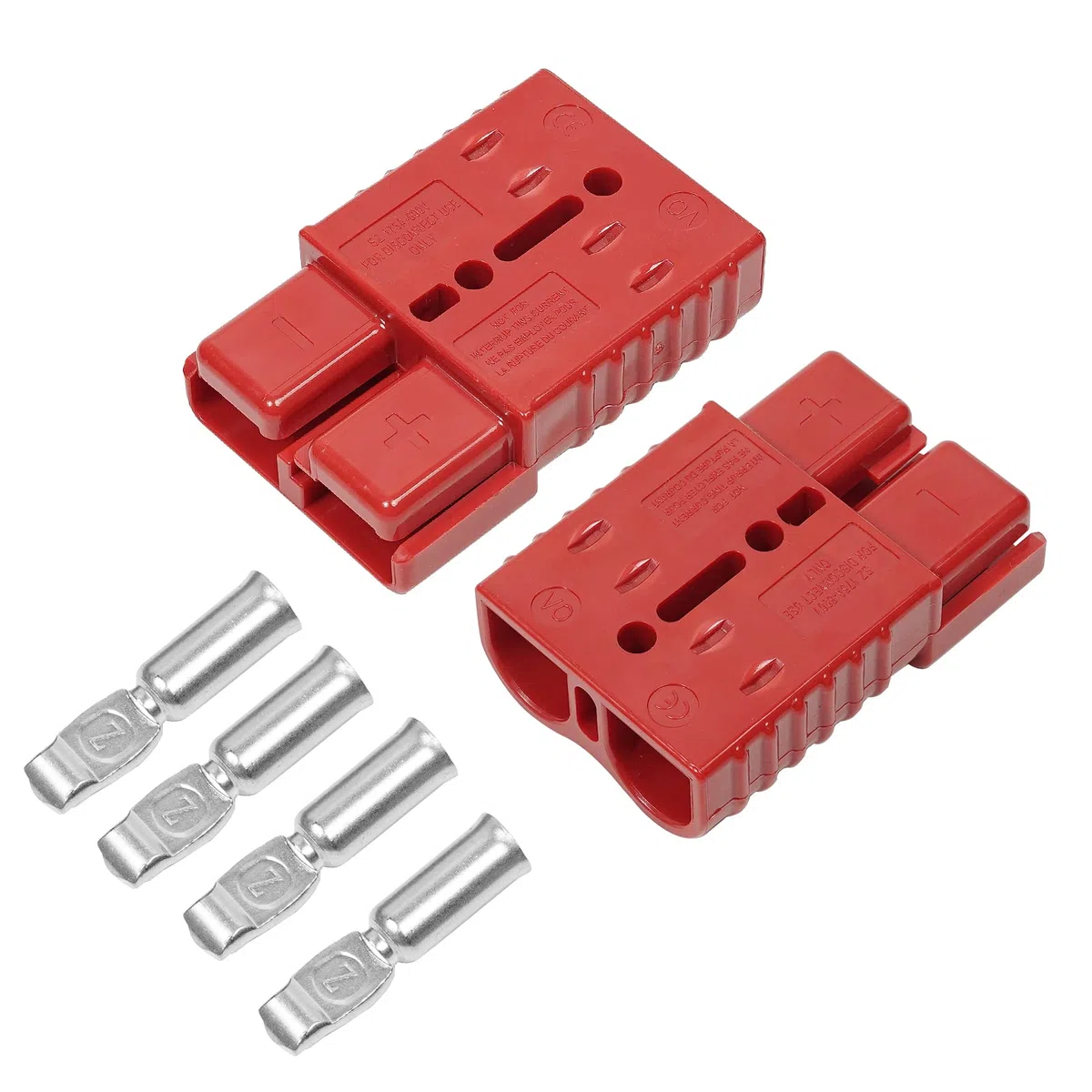 2 conectores Anderson de 175 A y 600 V para batería de desconexión rápida, kit de enchufe, terminal de cable, conector de alimentación de batería