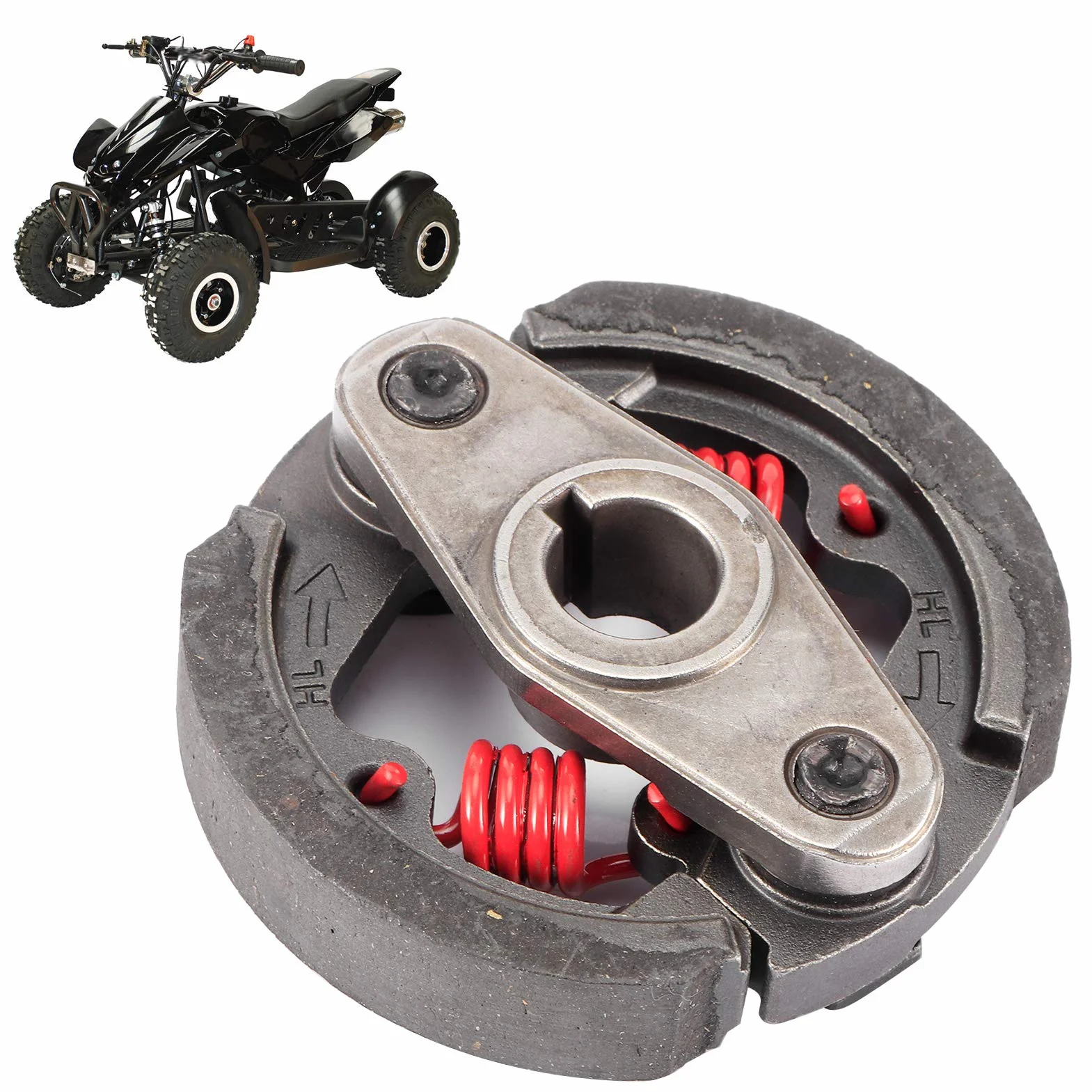 embrague minimoto, Embrague de bolsillo para bicicleta,Almohadilla de embrague Reemplazo apto para 2 tiempos 43cc 47cc 49cc Mini Moto ATV Quad 4 ruedas Dirt Bike
