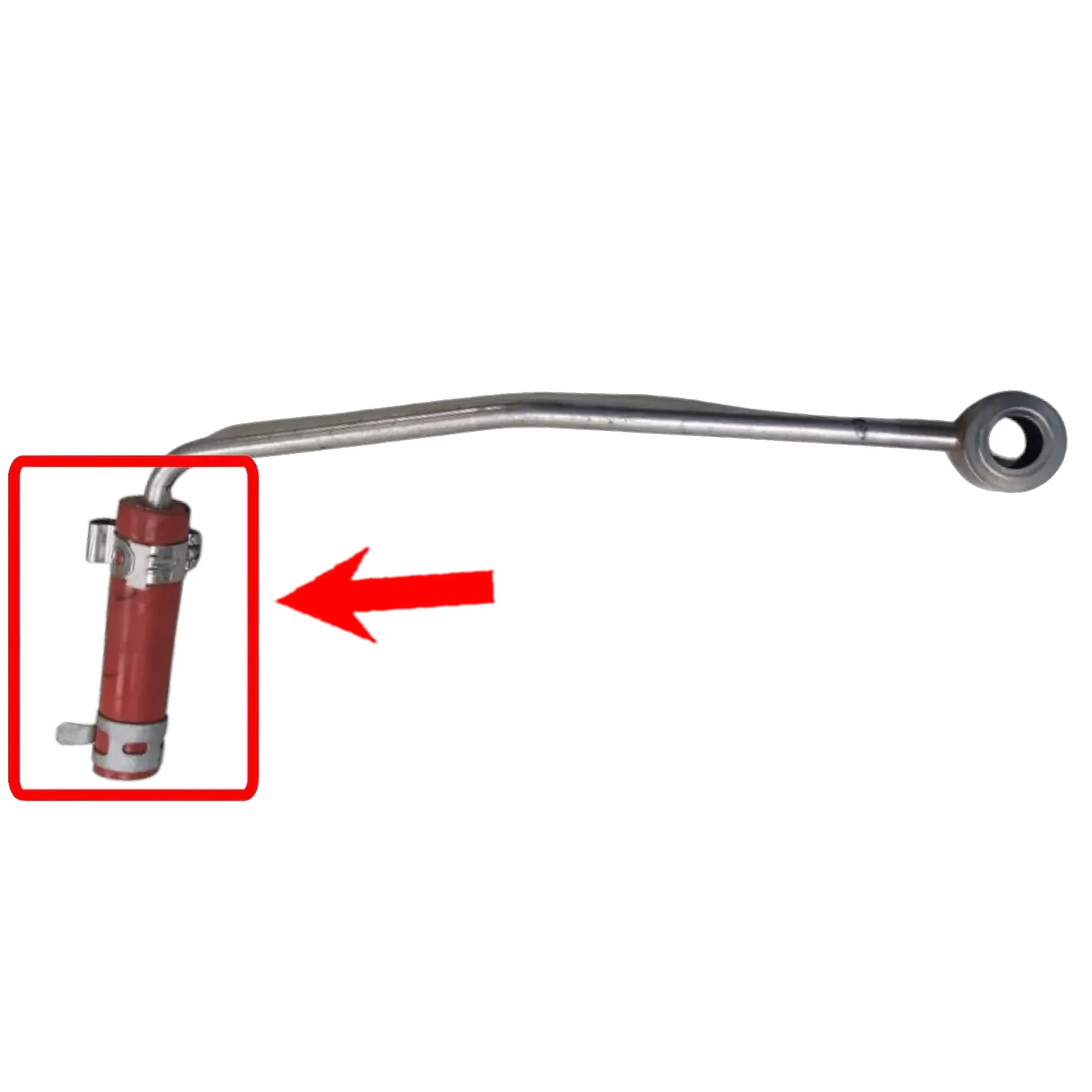 INLY Tubo del sensor de temperatura de los gases de escape EGR Tubo de presión diferencial compatible con Duster Lodgy Cube Qashqai Fluence Grand Scenic Kangoo Laguna Megane 1.5 dCi 1412000Q1G