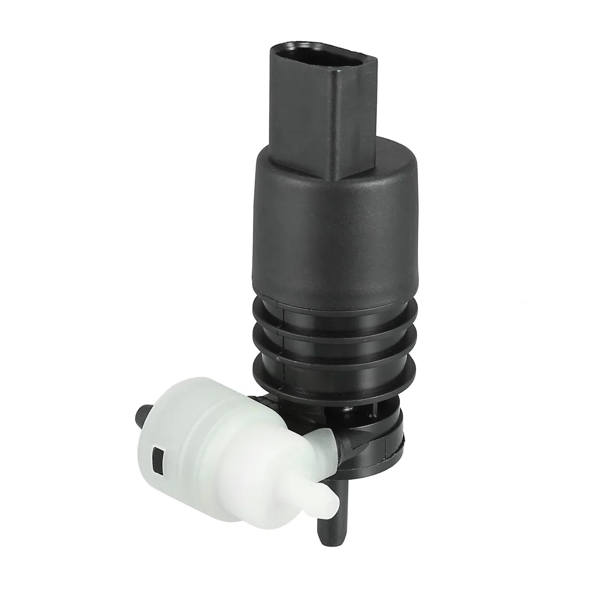 X AUTOHAUX Parabrisas Arandela Motor Bomba de Agua de Limpiaparabrisas para VW Golf Jetta -1 Unidad Negro