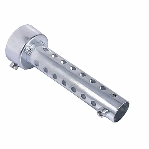 Silenciador Universal para Moto Insertos para Muffler Eliminador de Ruido Compatible con Tubos de Escape de 35mm 42mm y 45mm Baffle DB Killer Plateado para Motocicletas