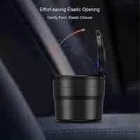 Cenicero de Coche para Audi A3 2005-2007 Portatil Sin Humo de Acero Inoxidable con Tapa autoextinguible,C