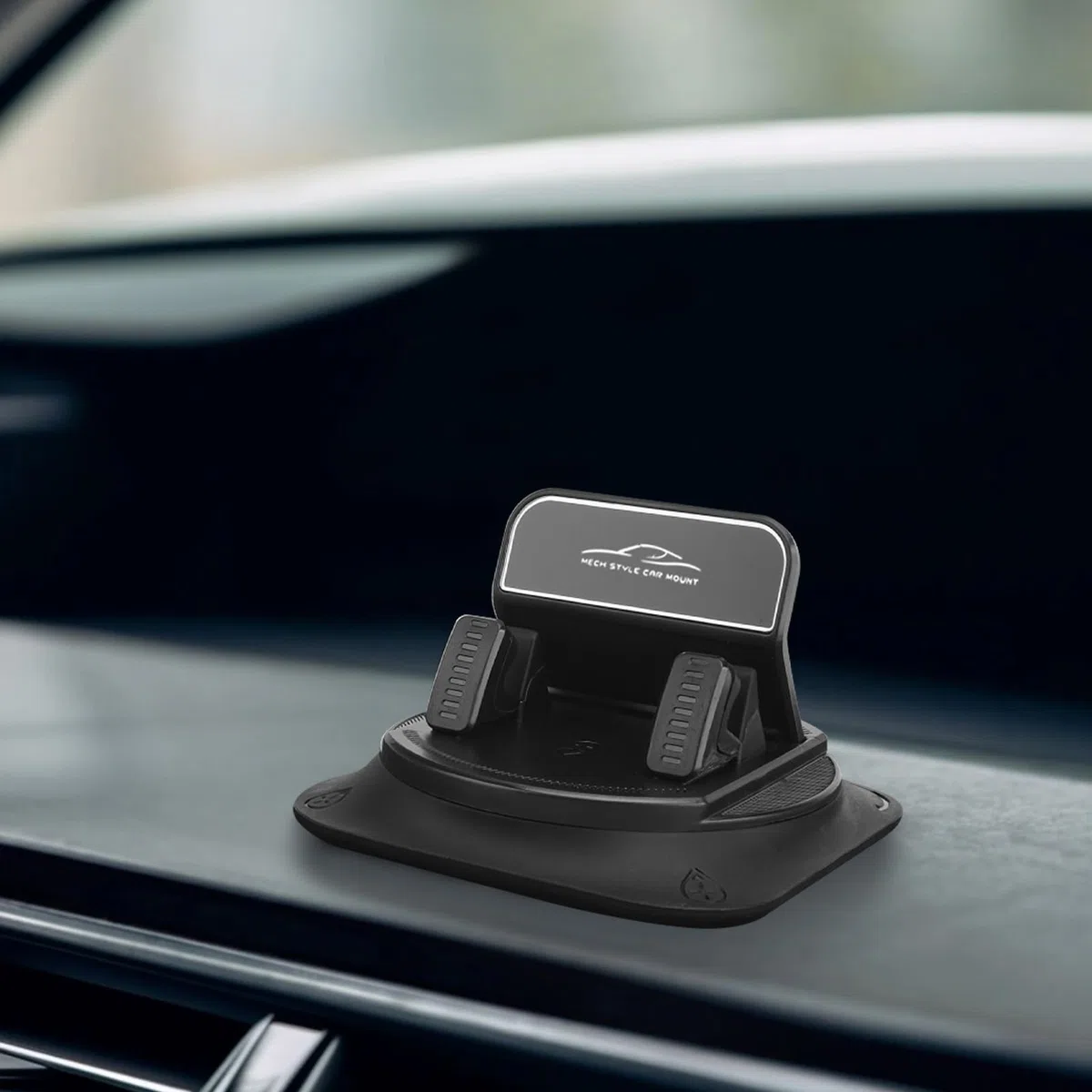 Soporte de teléfono para salpicadero, Soporte de Silicona para teléfono Celular, Organizador automotriz, Herramienta Adhesiva Segura y compacta para Minivan, sedán, camioneta, 4.1 x 4.1 x