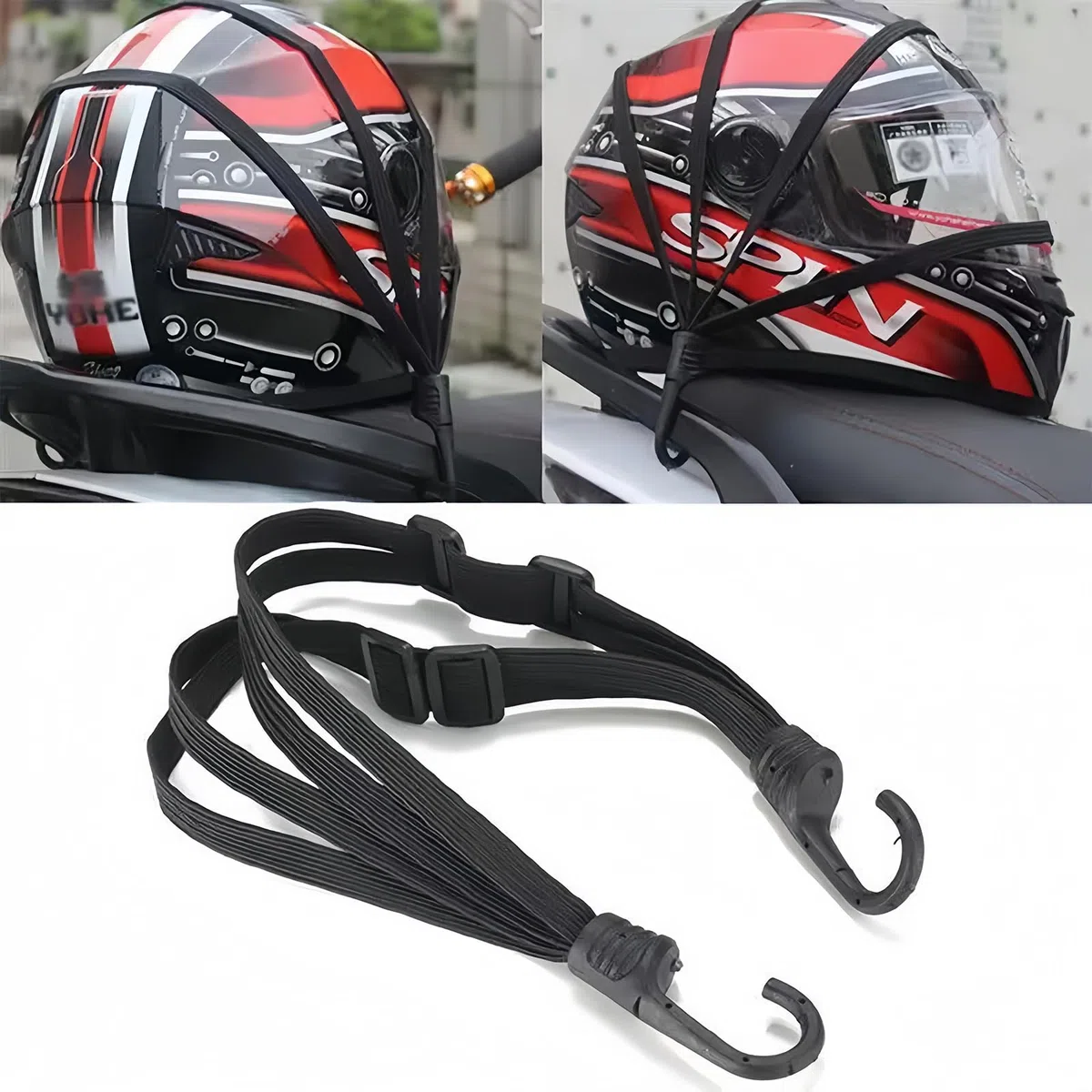 Bolsa para Casco Moto con Correa, Portátil, Mochila Almacenamiento Motocicleta