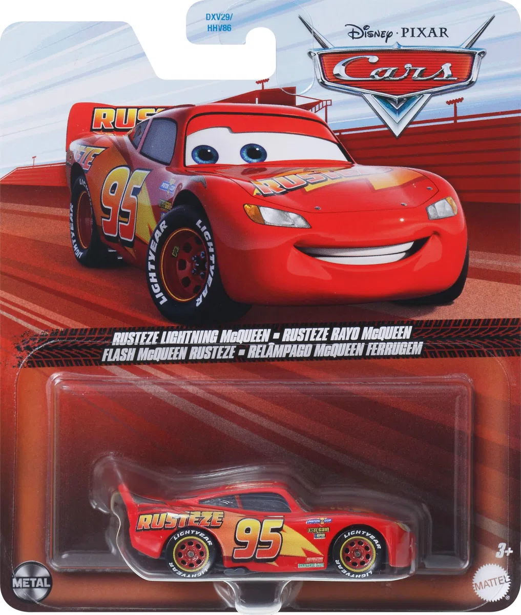 Disney Cars Rust-Eze Lightning Mcqueen Die-Cast Vehicle Versión en inglés