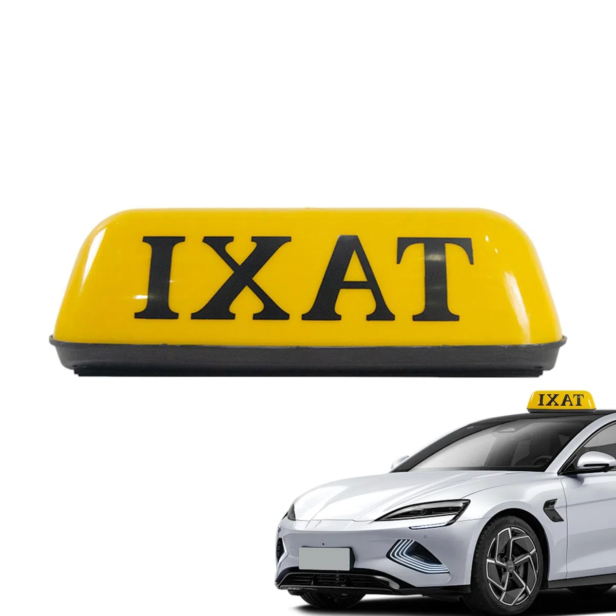 Señal de taxi: lámpara de luz para automóvil, techo y señal de cabina retro, diseño vintage