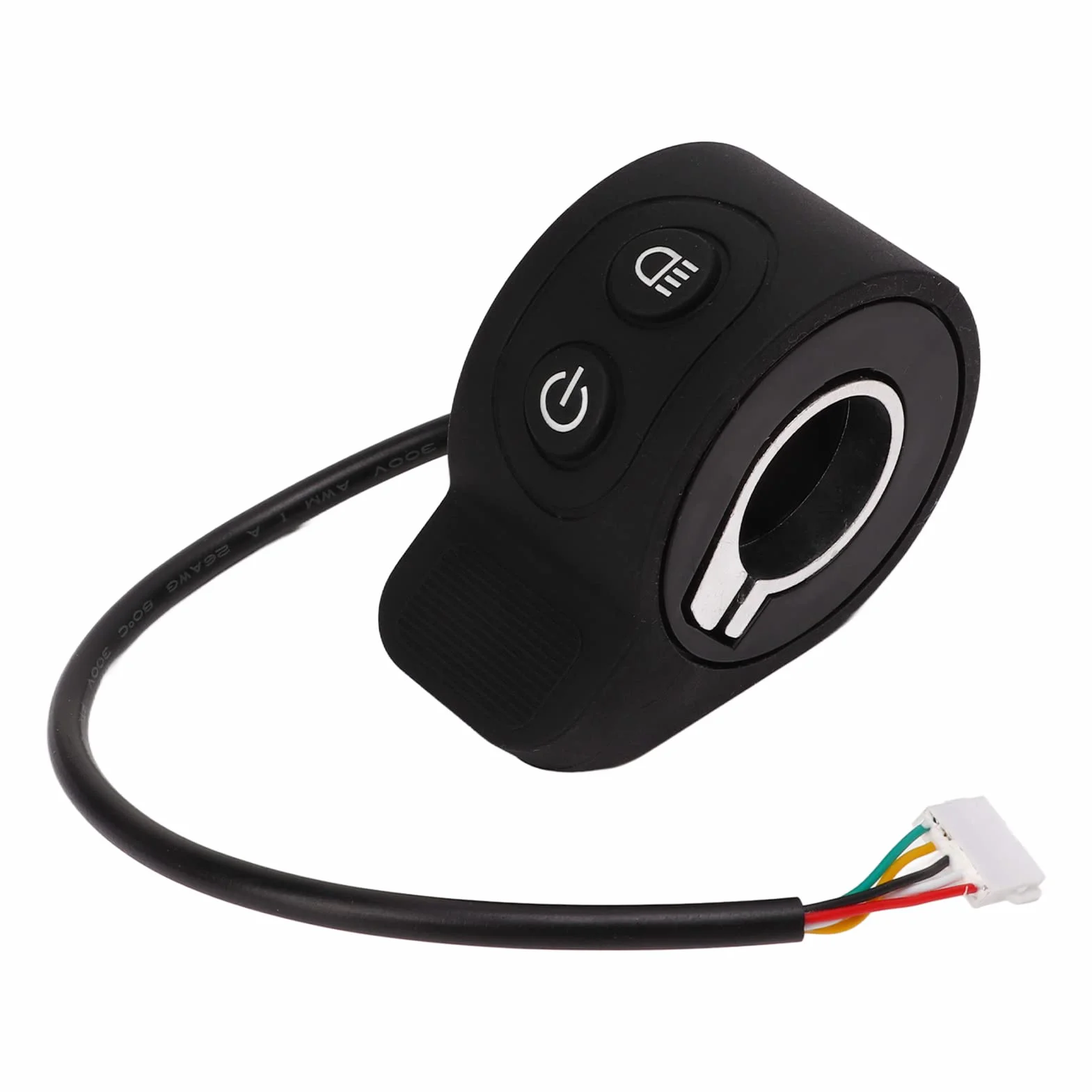SUNGOOYUE Acelerador de Pulgar para Scooter Eléctrico, Control Regulable 3 Niveles, Impermeable IP54, Compatible con (Color Negro)