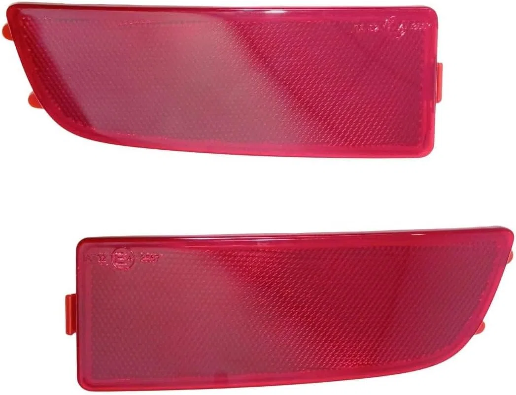2 reflectores para parachoques trasero para Mercedes Sprinter W906, VW Crafter Trasero, Izquierda, Derecha, E4