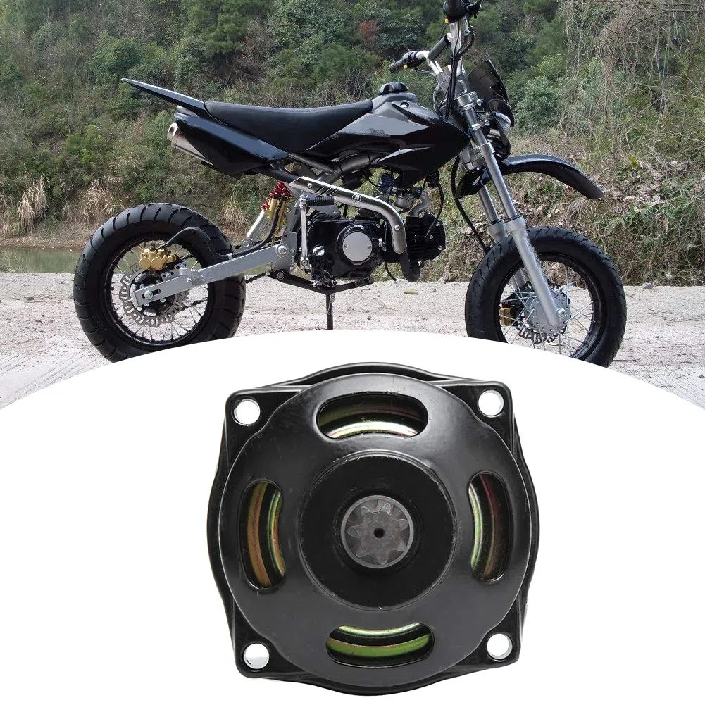 Ymiko Carcasa de Campana de Embrague, Carcasa de Campana de Embrague de Moto Piñón de piñón de 7 Dientes Compatible con MiniMoto 25h