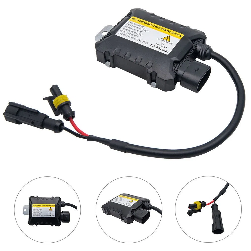 Balasto MASO 12 V 55 W Slim Xenon HID Balasto impermeable para H1 H3 H4 H7 H8 9005 9006