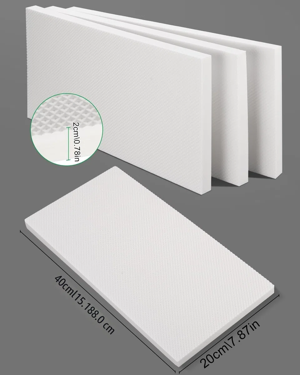 Jissta 4 Protector Pared Garaje Autoadhesivos, 40 x 20 x 2cm Protector Columnas Garaje, para Paredes de Garaje, Puertas y Parachoques Protección contra Impactos, Protector Puertas Coche, Blanco