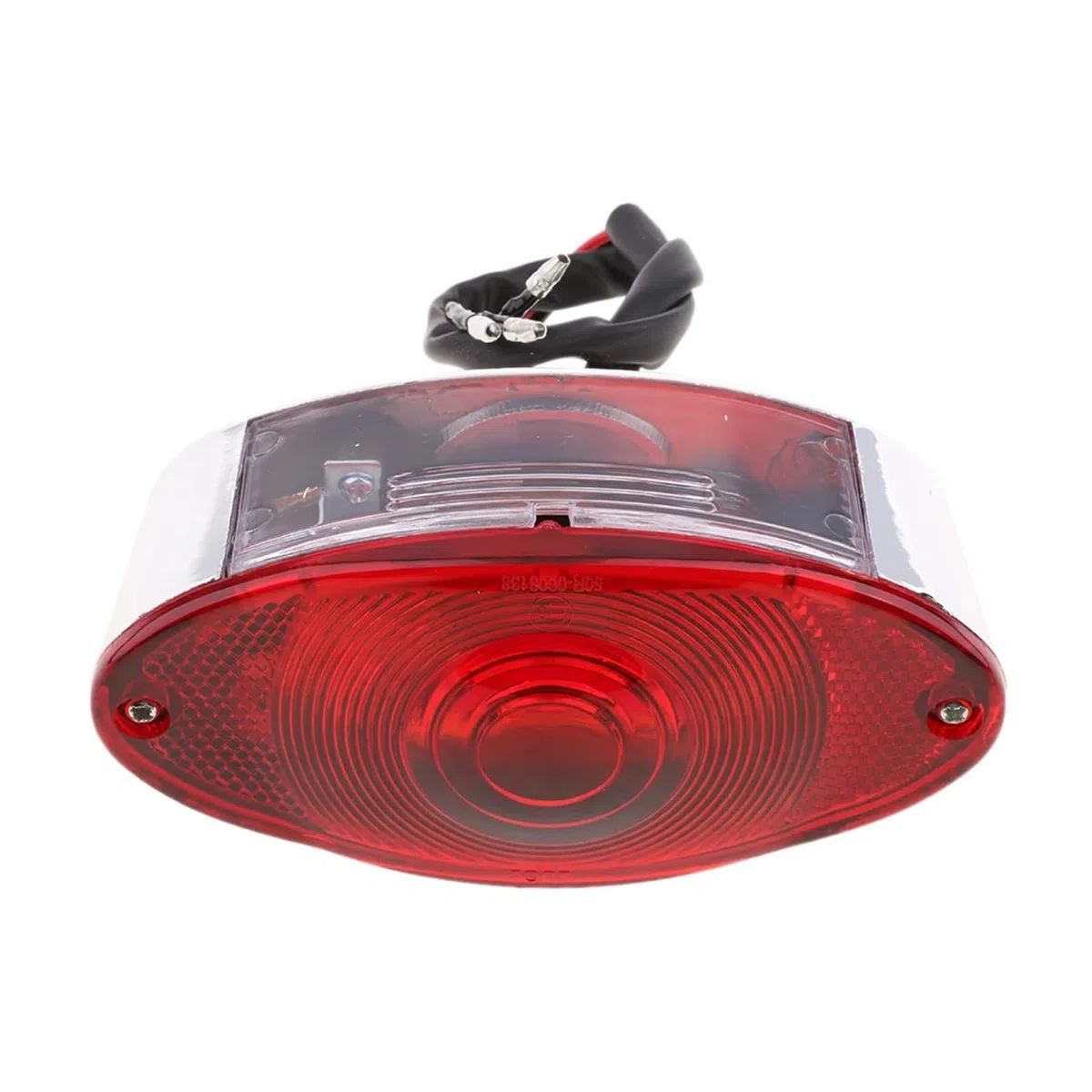 Parada luz Trasera Bombilla de 12V para Motocicleta, Quad ATV, luz Trasera para matrícula de Freno de Carrera, Compatible con Universal Dirt Pit Bike ATV UTV Buggy