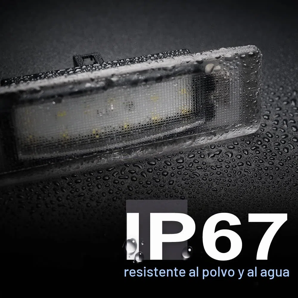 2x luces de matrícula LED blancas de xenón para Kia Sportage 2015-2020 Kia Proceed GT 2019-2021