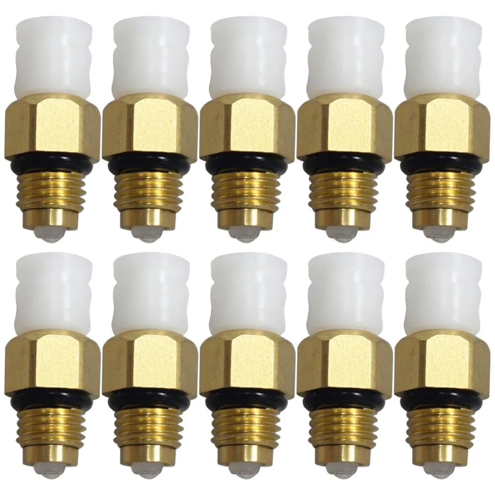 10 válvulas de aire de suspensión de aire M8 x 1 para Benz W251 W164 W212 W211 W220 W221 nuevo tubo conector de resorte de suspensión de aire accesorios de latón 1643200625 1643200725