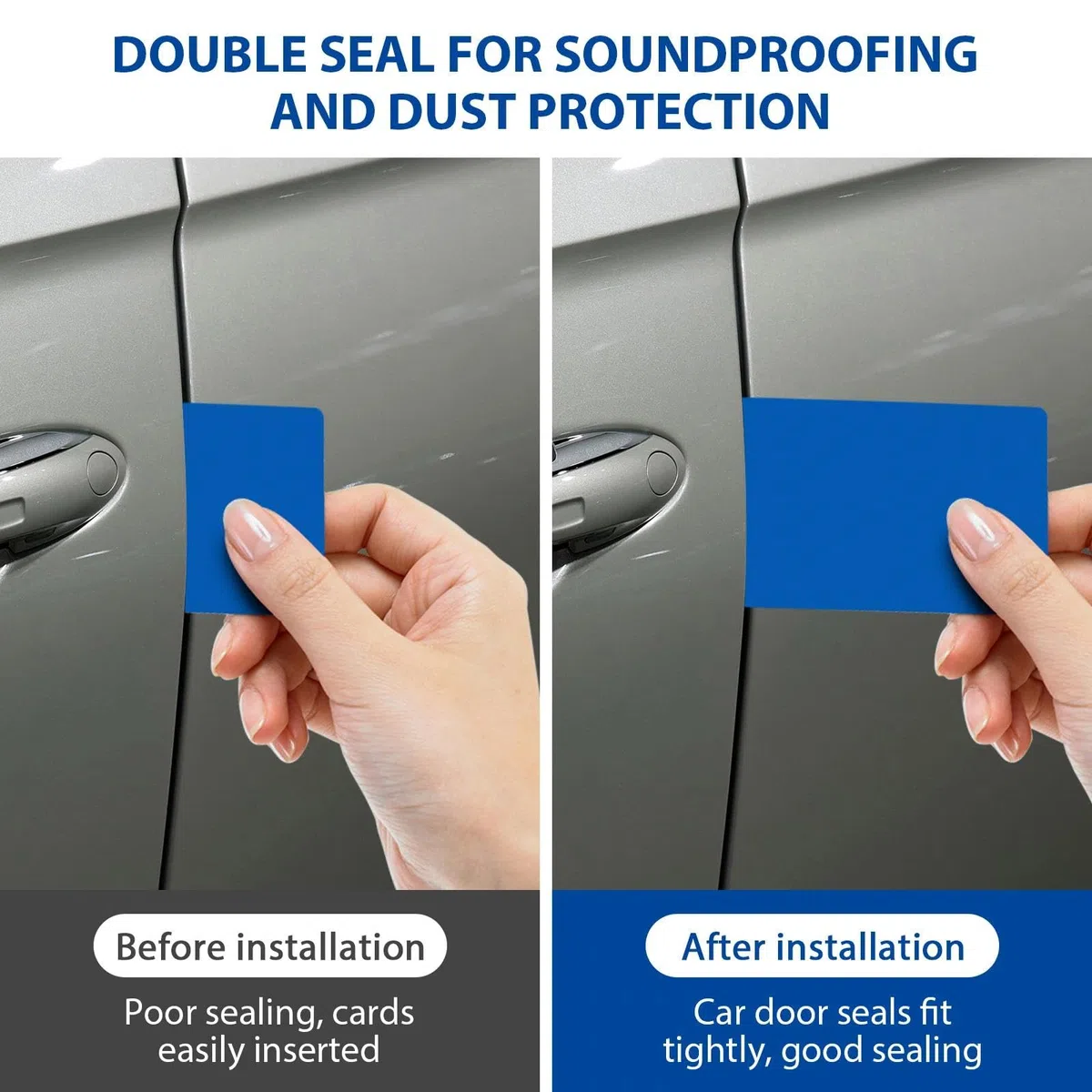 2m Protector de Puertas de Coche, Juntas Goma Puerta Coche, para Automóviles, para Protección del Borde de la Puerta, Caravanas, Camiones, Autocaravanas y SUV