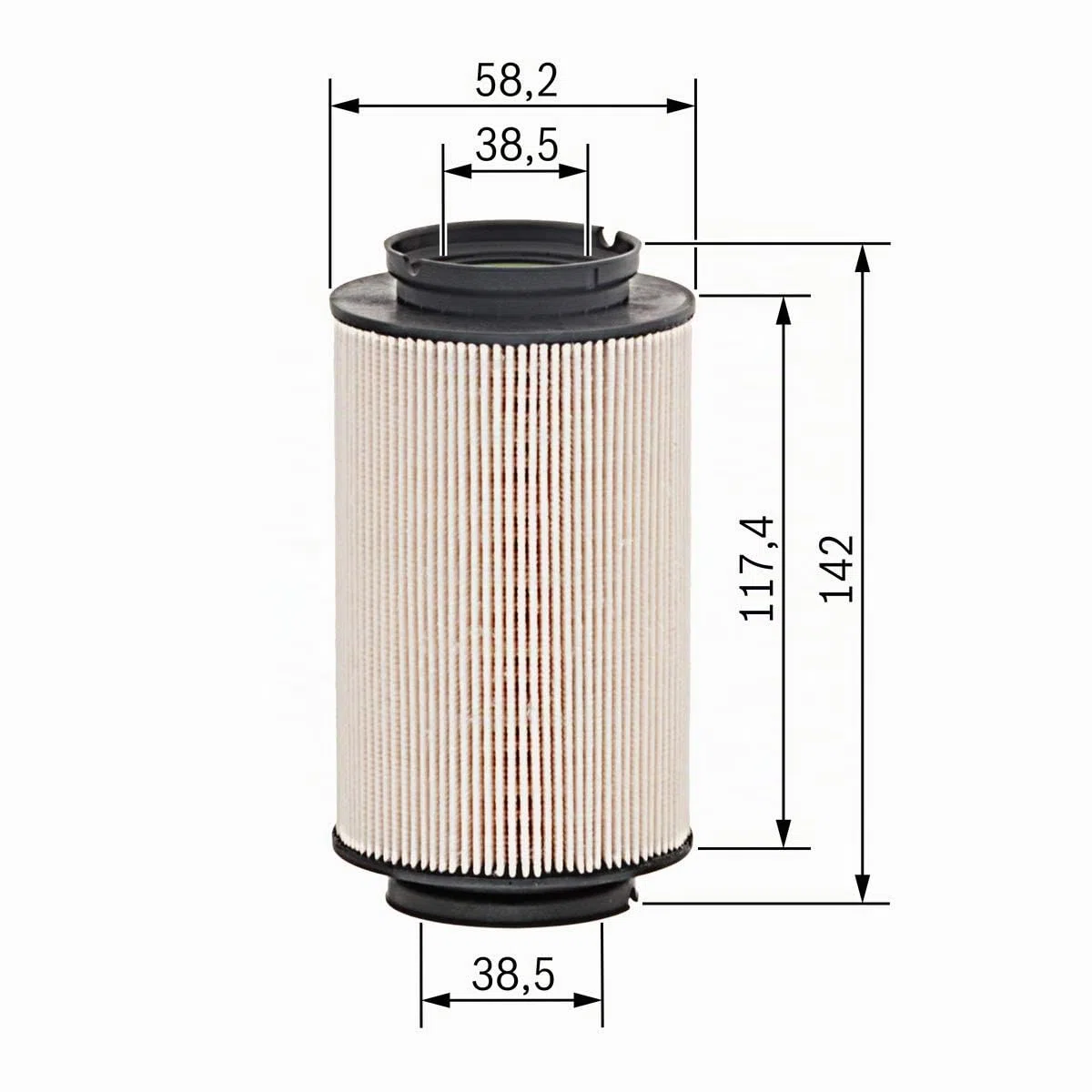 Bosch N0007 - Filtro diésel para vehículos