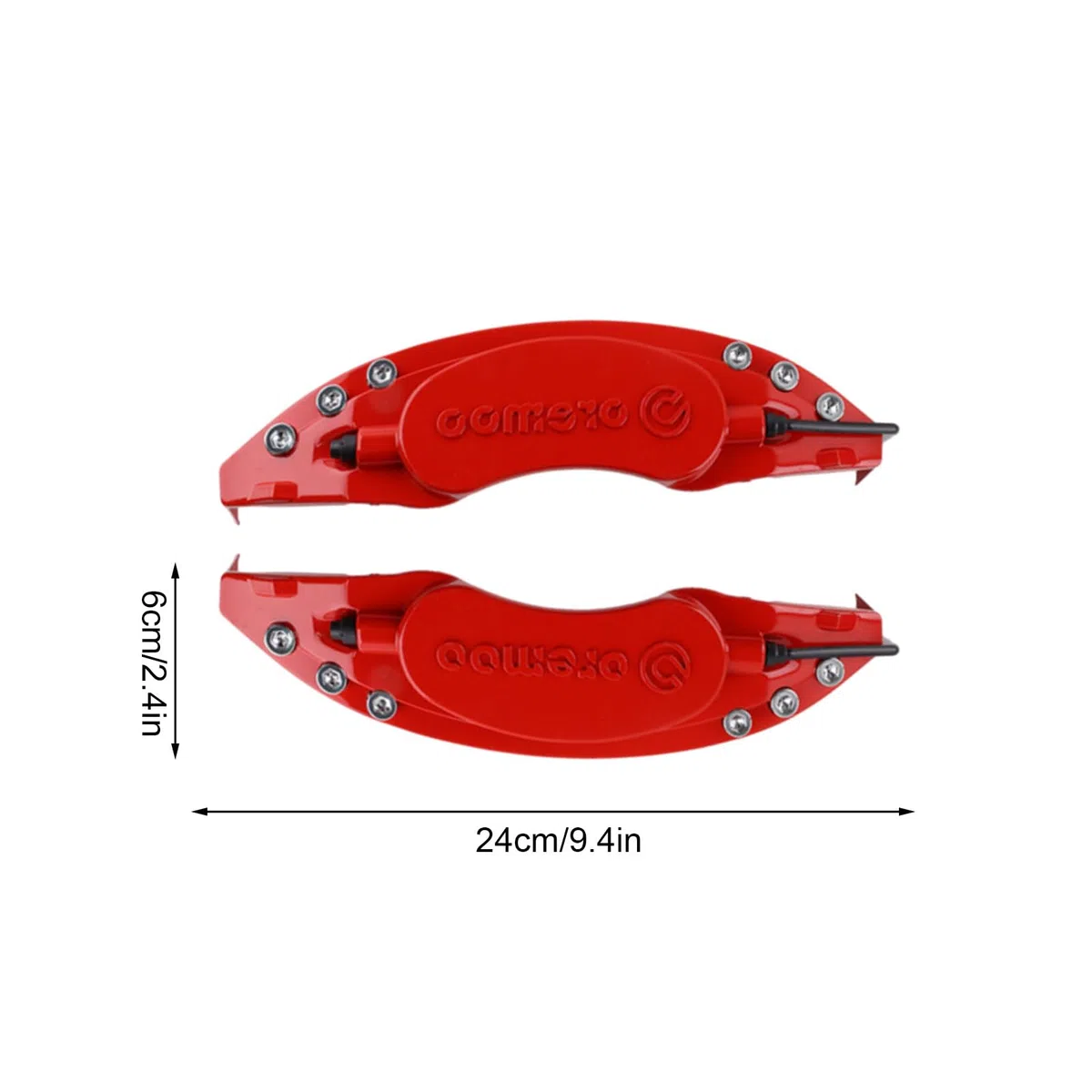 Pinza de freno, pinza de freno de rendimiento automotriz, protector de pinza de freno de disco 3D resistente al calor, pinza decorativa de freno tridimensional
