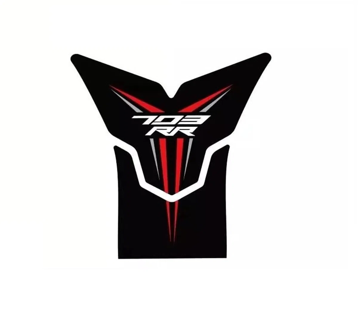 Deposito Pegatina Adhesivo Para Depósito Combustible Para Zontes 703RR 703 RR, Almohadilla Protectora Lateral Antideslizante, Diseño Espina Pescado Motocicleta Tanque Protector(Color 1)