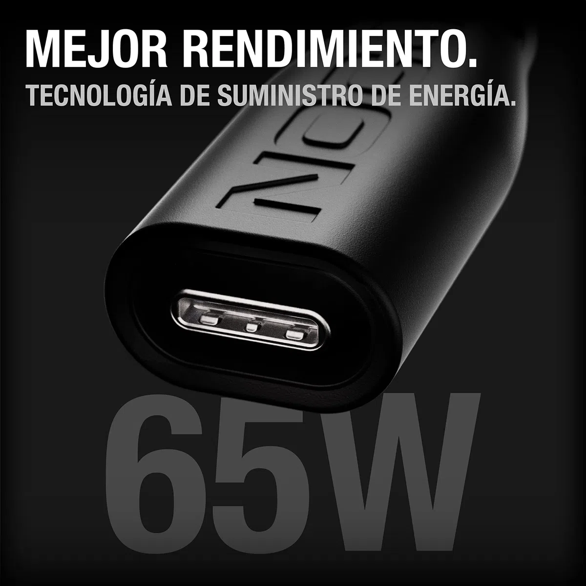 NOCO GBC011 Boost X Cargador de Coche 12V 65W para Arrancadores Auxiliares de Litio GBX45, GBX55, GBX75 y GBX155 UltraSafe