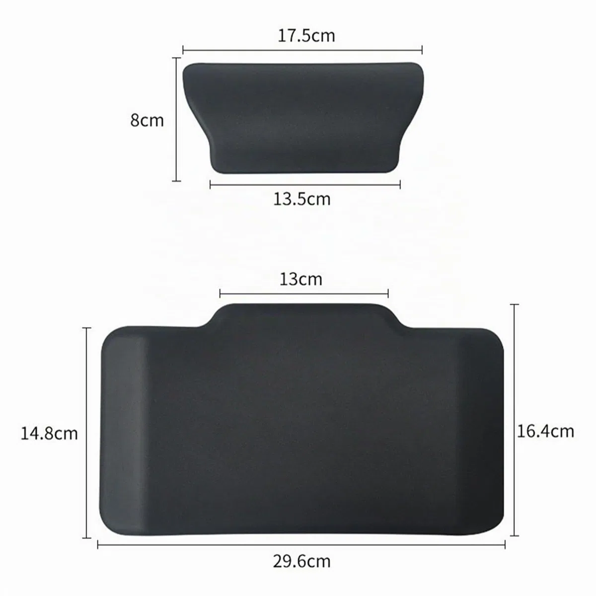 iFCOW Almohadilla del Respaldo de la Motocicleta, Almohadilla del Respaldo del Pasajero de la Motocicleta para la Caja Superior de Aluminio de la Motocicleta 45-65L