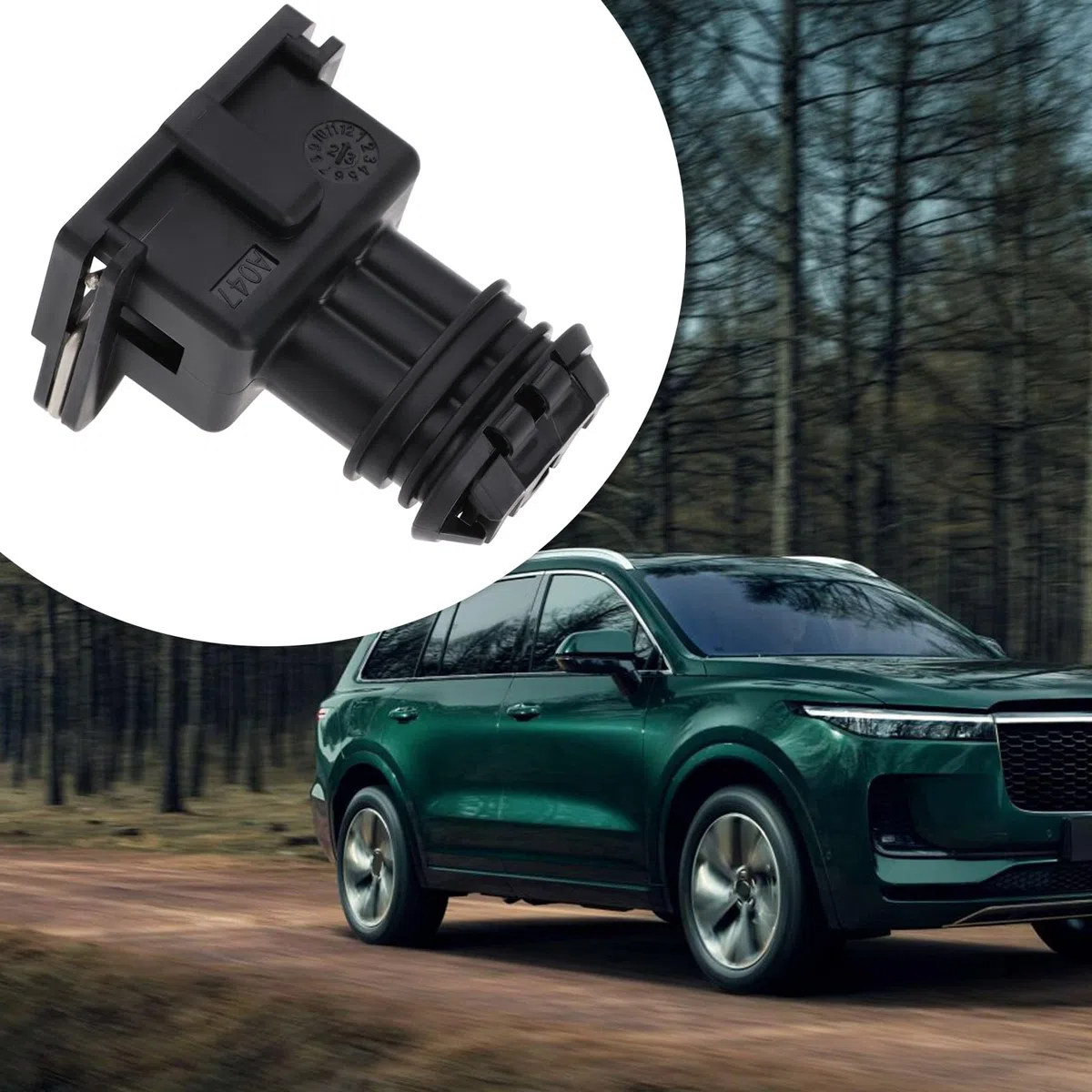 The Lord of the Tools 2pz Válvula de Acelerador de Presión de Aceite TPS IAC de 3 Pines Conector de Reparación Automotriz Sensor de Presión Enchufe de Sensor Hall Compatible con Bosch EV1 191972525B