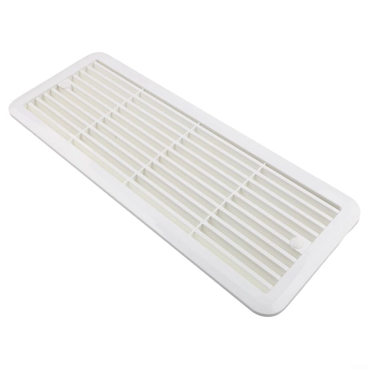 Thetford 62445480 - Rejilla de ventilación para refrigerador compatible con caravana, caravana, caravana, caravana, refrigerador, cubierta de ventilación ABS blanco negro (blanco)