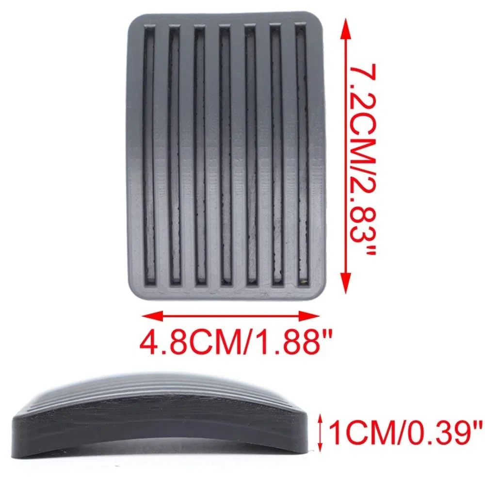 Funda pedal freno embrague Para Hyundai Para Getz 2002 2003 2004 2005 2006 2007 2008 2009 Freno Pedal Embrague Almohadilla 3282524000 Accesorios(2 PIEZAS)