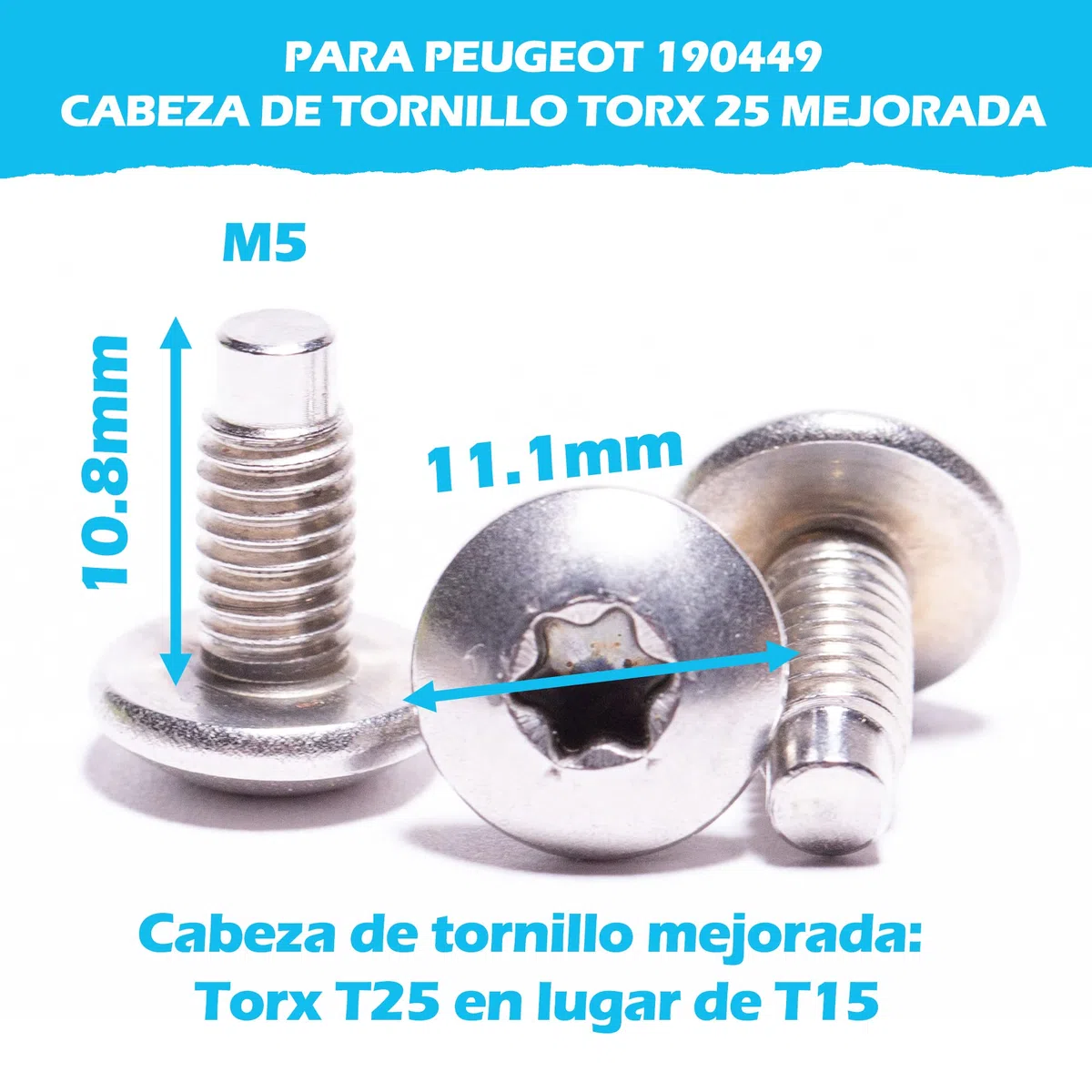 BLUMKRAFT - Tornillos para filtro de gasóleo (10 unidades, 10 unidades, acero inoxidable)