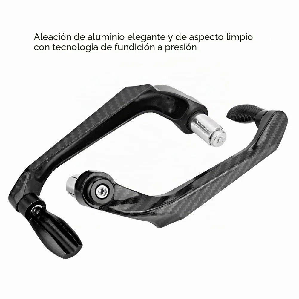 KIMISS Universal 7 / 8in 22 mm CNC Manillar de Palanca de embrague de freno Protector de mano para motocicleta, scooters, automóviles eléctricos(negro)
