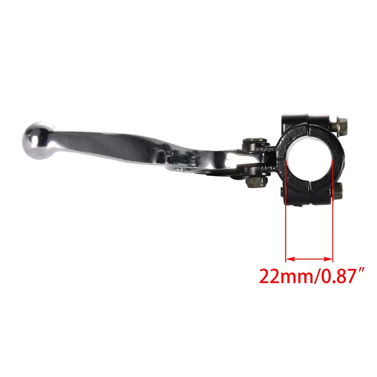 WOOSTAR 22mm Manillar Palanca Embrague Izquierda Moto Reemplazo para Suzuki Taotao SSR 50cc 70cc 90cc 110cc 125cc Dirt Pit Bike