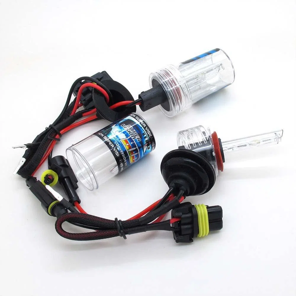 Lot de 2 bombillas de xenón HID 55 W 6000 K Kit de xenón HID H4 9003 HB2 H1 H11 H7 9006 HB4 9005 12 V para coche (2PCS_H4/9003/HB2 HI/LO)