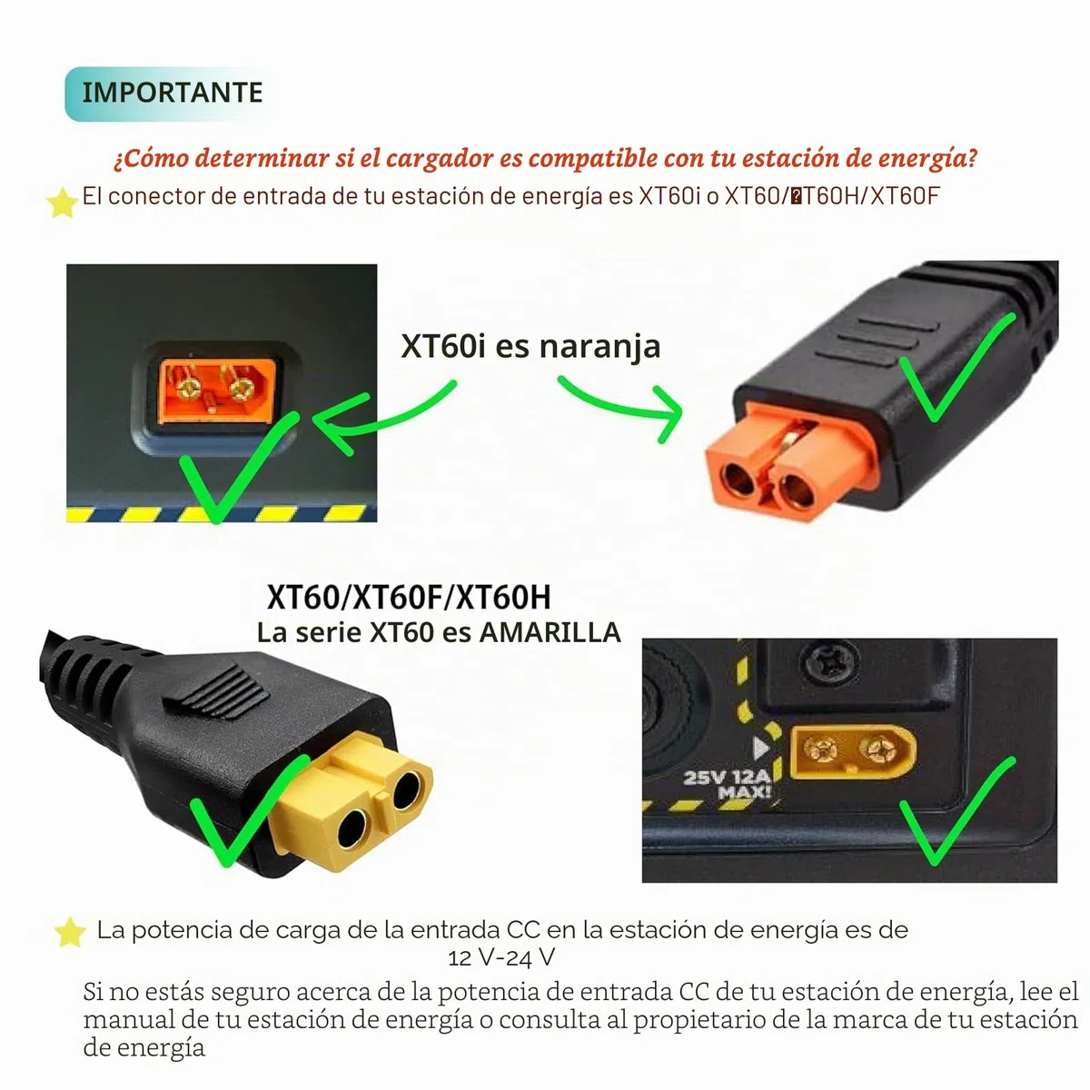 Cable para encendedor de cigarrillos (12 V/24 V, a XT60, hembra 1,5 m, 16 AWG, adaptador de coche para ECOFLOW DELTA 2/3/2 Max, Power Station, generador solar, batería portátil, XT60 de