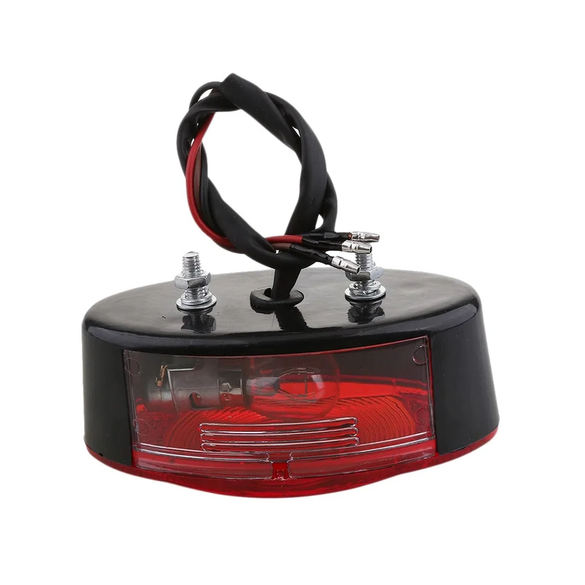 Parada luz Trasera Bombilla de 12V para Motocicleta, Quad ATV, luz Trasera para matrícula de Freno de Carrera, Compatible con Universal Dirt Pit Bike ATV UTV Buggy
