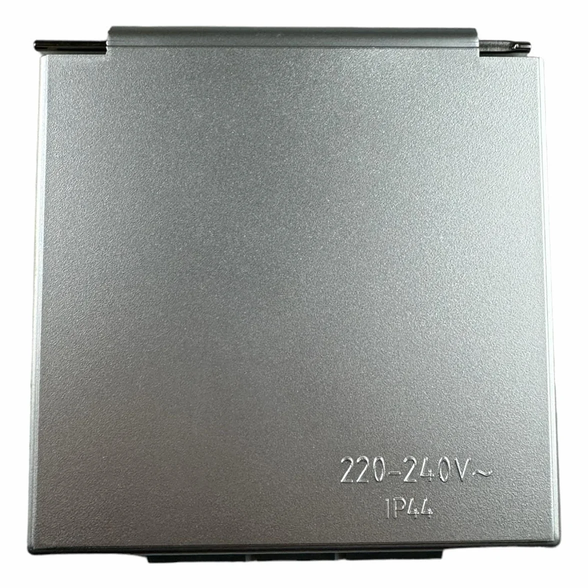 Tapa de repuesto CEE 220 V, enchufe de alimentación plateado para autocaravana, caravana