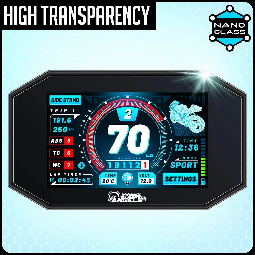 Speedo Angels Nano Glass protector de pantalla para 125 390 DUKE (2017+) x 2