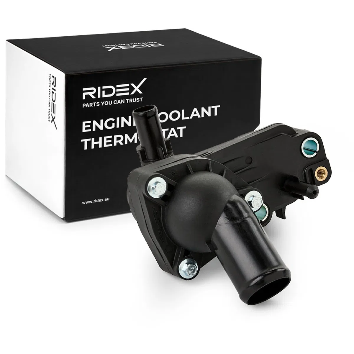 RIDEX 316T0146 Termostato refrigerante con tubo de empalme con termostato Compatible con FORD MONDEO IV Turnier BA7