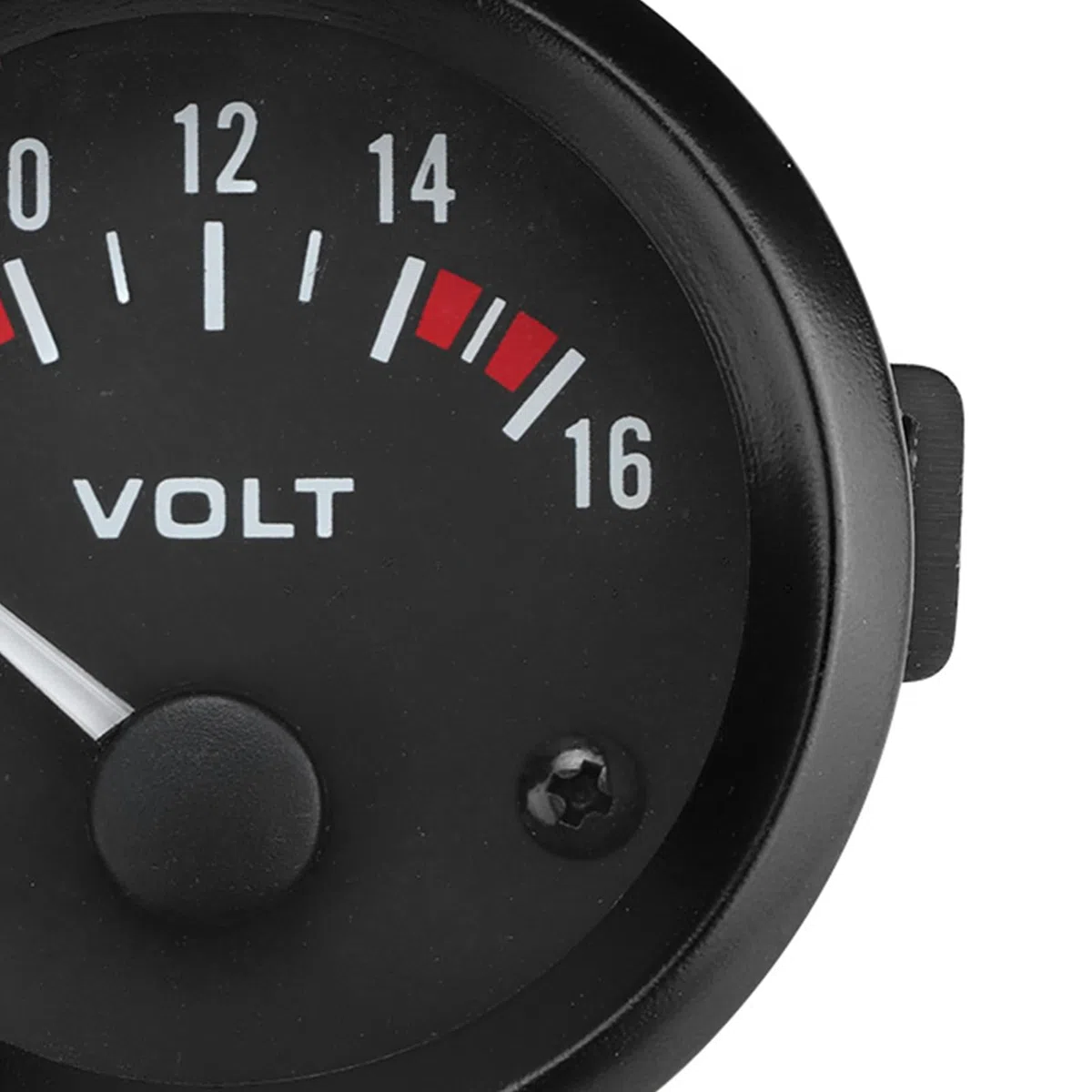 Voltímetro para Automóvil, Voltímetro Universal para Automóvil 12V 52 Mm Medidor de Voltaje Redondo 8-16V BX100007 para la Mayoría de los Automóviles de 12V