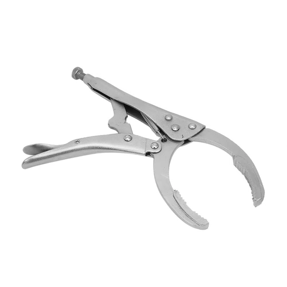 Llave de Alicates de Filtro de Aceite Ajustable, Herramienta de Extracción de Filtro de Aceite Ajustable, Llave de Tornillo de Banco de Agarre de Bloqueo de Tornillo de Banco de
