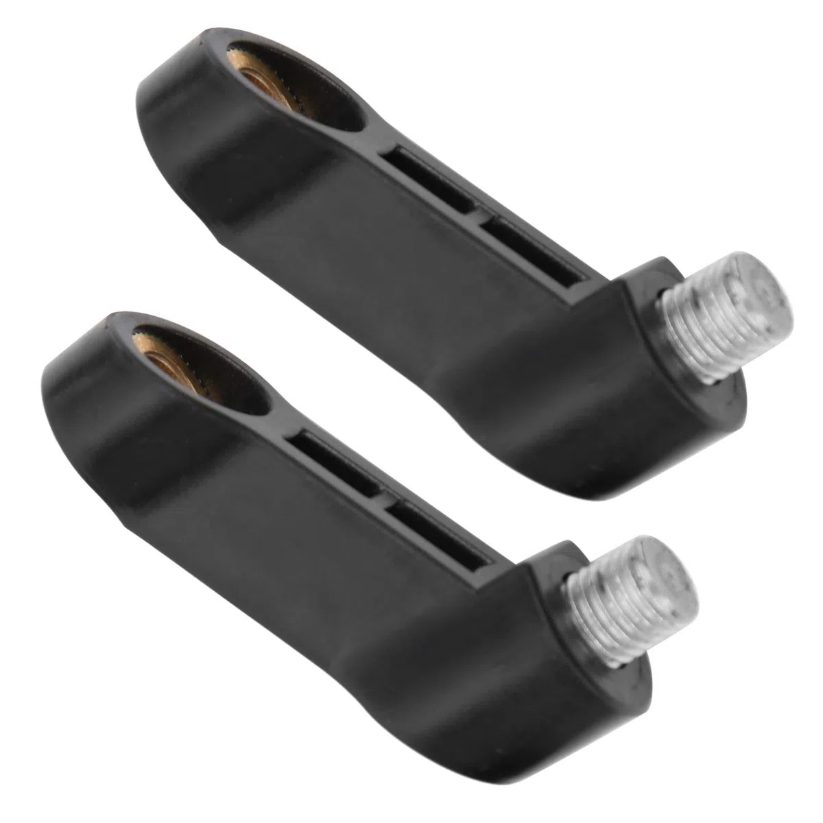 2 piezas 0.4in M10 motocicleta espejo elevador espaciadores adaptador de extensión accesorio universal Adaptador de espejo de motocicleta Manillar Espejo elevador Manillar Extensor de espejo M10 Espej