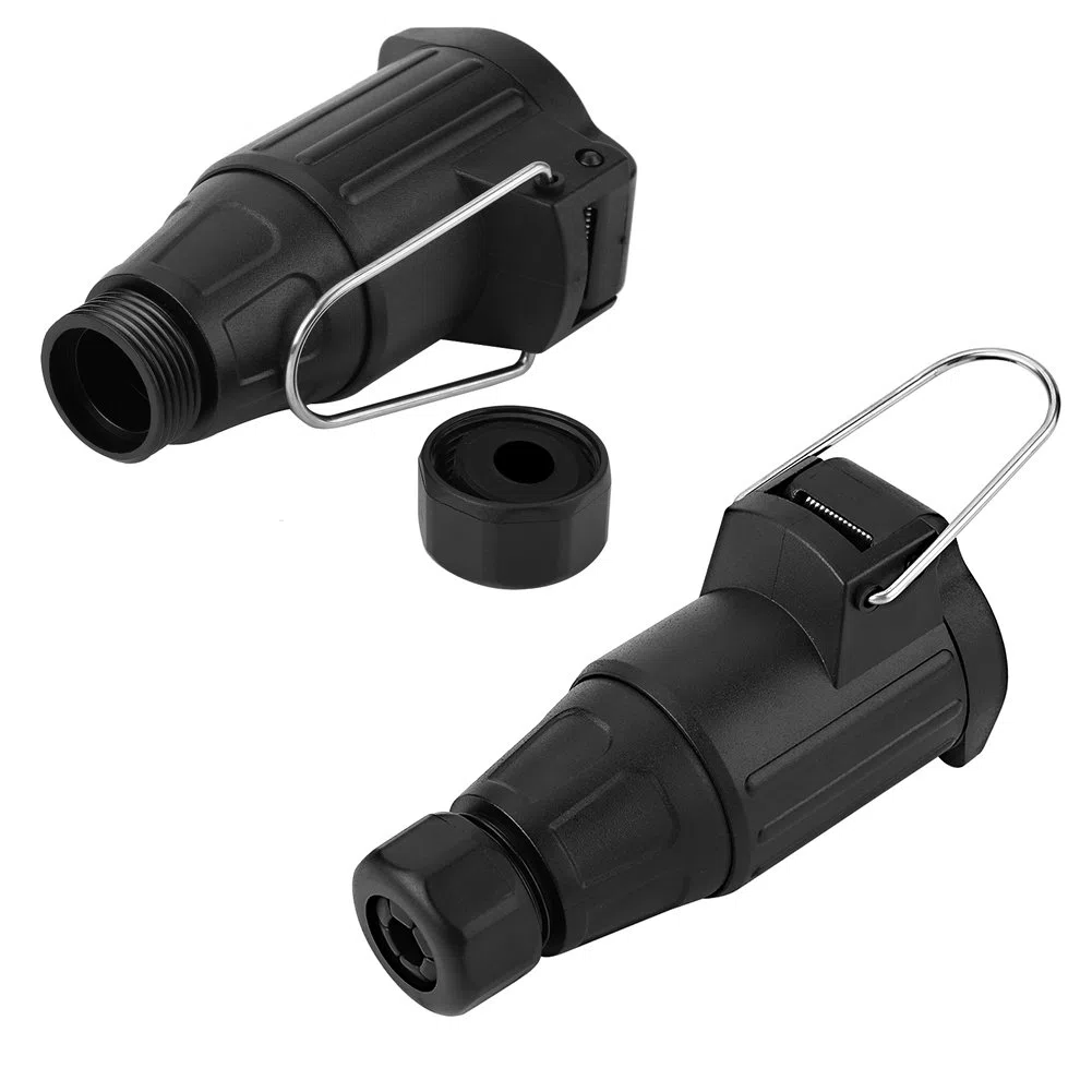 Qiilu 12V 13-Pin Enchufe de Remolque de plástico Enchufe de cableado Adaptador Conector para Remolque Caravana