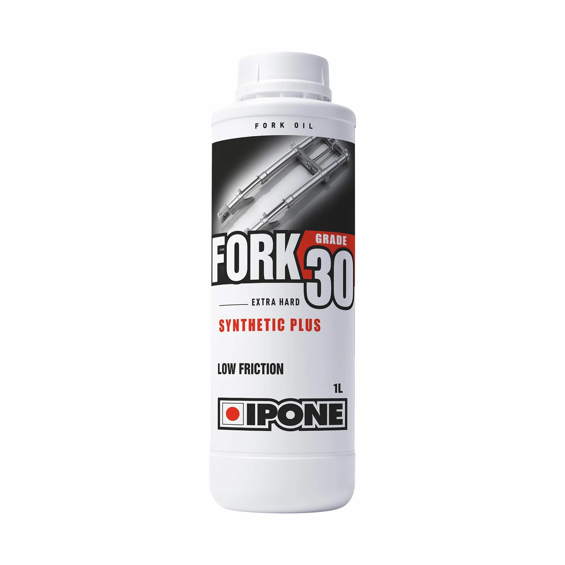 IPONE - Aceite para Horquilla Moto - Fork 30 - Semisintético - Anti-Fricción y Anti-Emulsión-Listo para Usar- 1 Litro