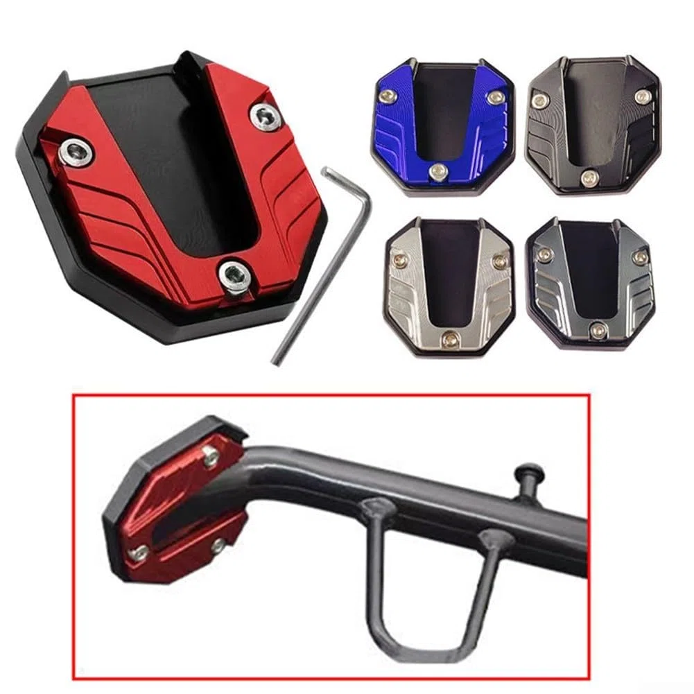 Almohadilla de soporte de motocicleta para daños a suelos de garaje y superficies suaves (azul)