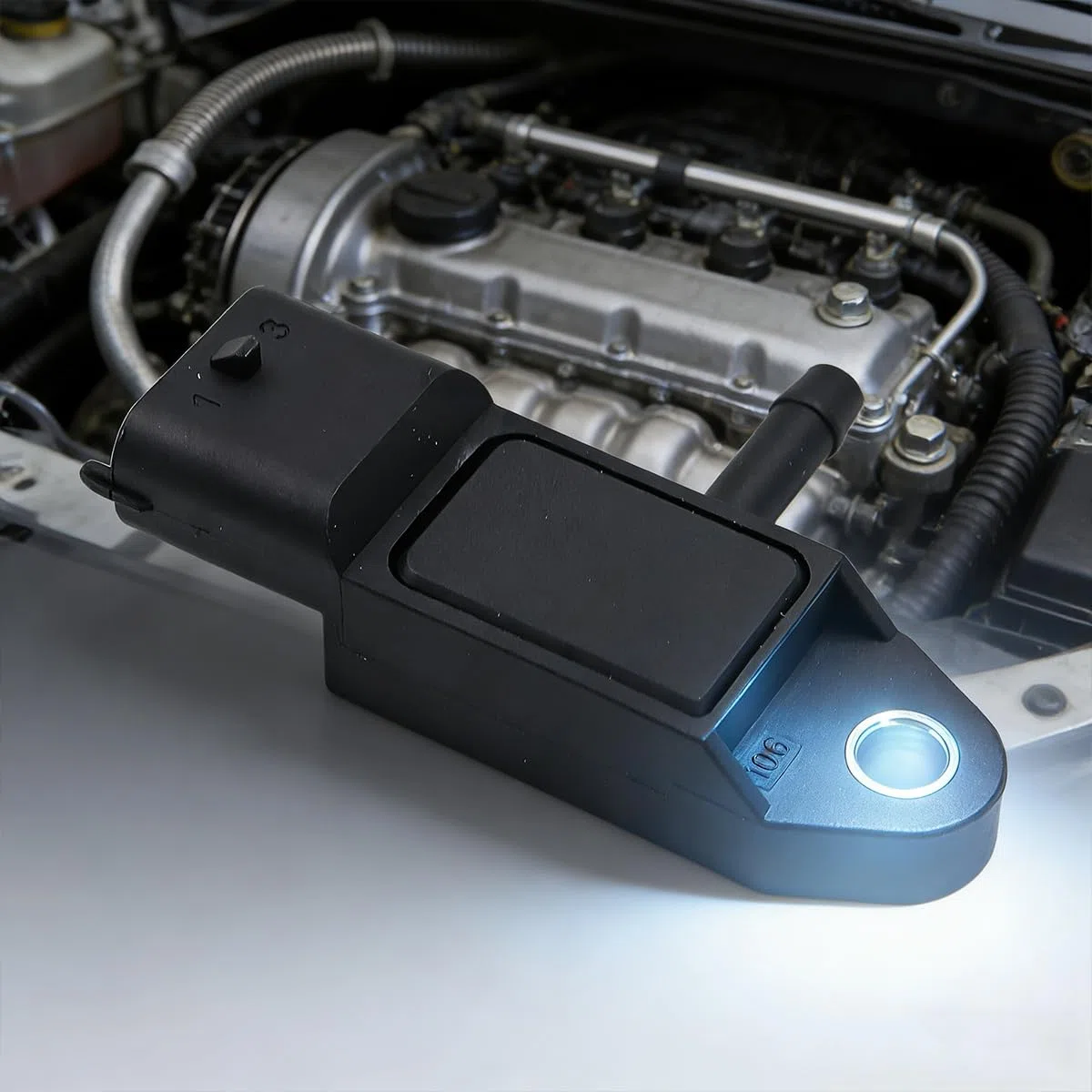 Sensor de presión de admisión Compatible con Renault Dacia, 0281002593, 8200225971, 223657266R