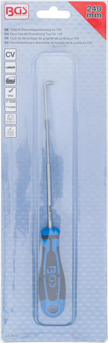 BGS 8910 | Herramienta para desmontar la maneta de la puerta en VW