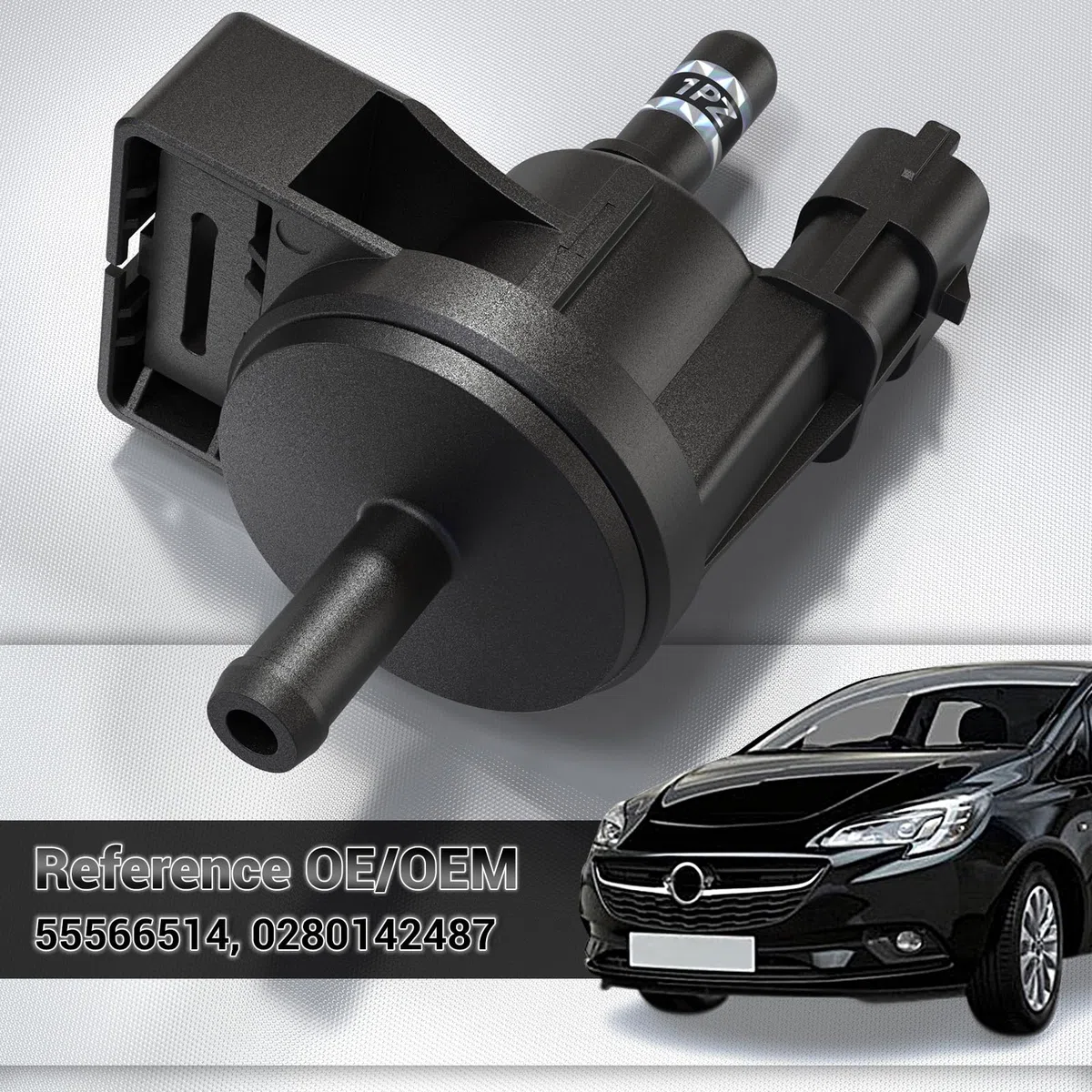 1PZ FR1-PC0 55566514 Válvula de respiradero solenoide de purga de combustible Reemplazo para Vauxhall Corsa 2010 2012 2015 Corsa E 2015 1.2 1.4