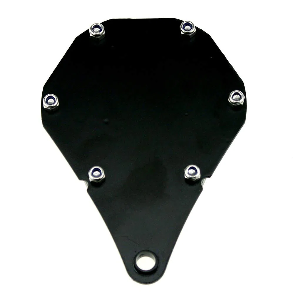 Soporte de Disco de Aleación Impuestos Para Moto Scooter Ciclomotor Impermeable,con Respaldo y Soporte de Aleación de Metal