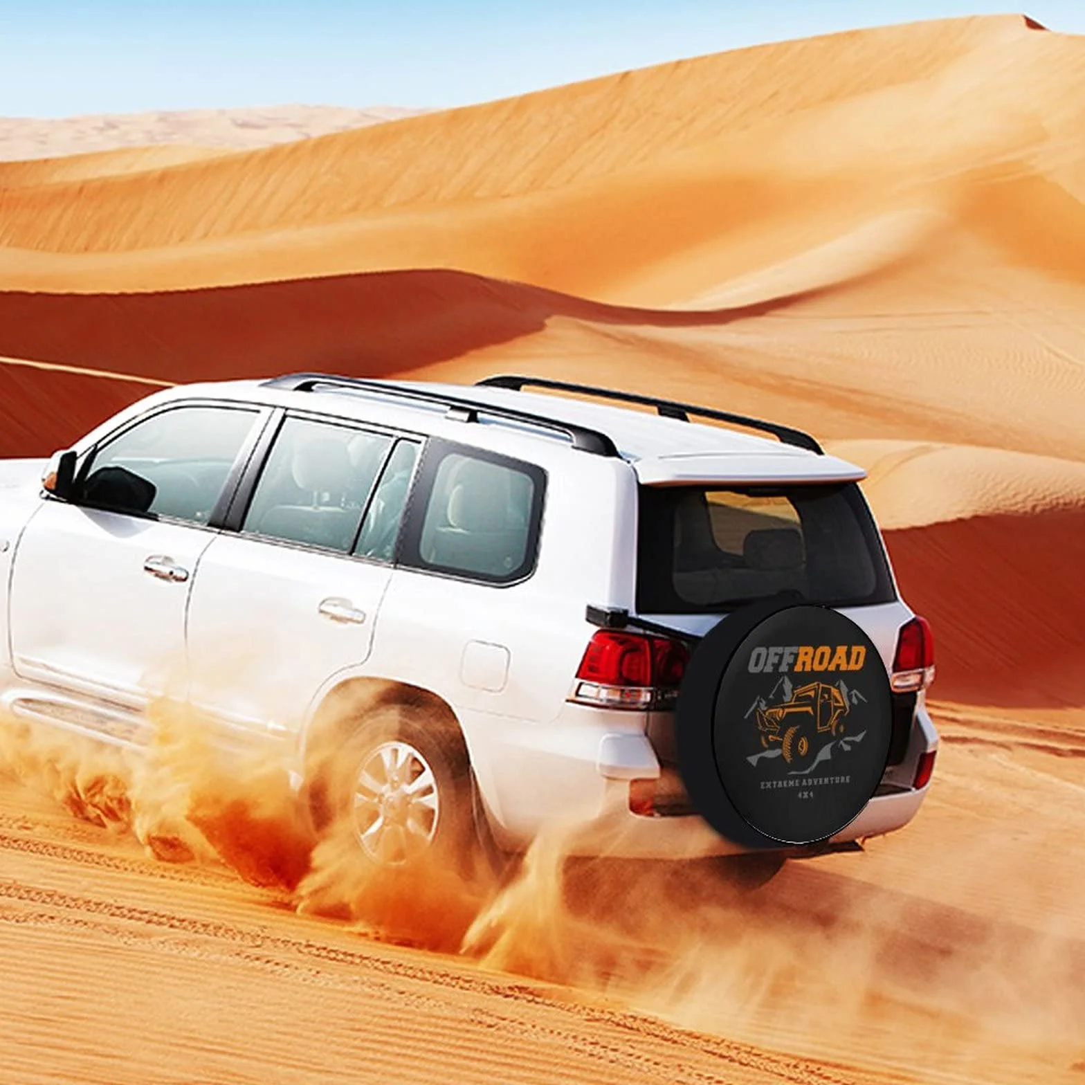 Neumáticos de repuesto para neumáticos de coche, Off-Road Extreme Adventure impermeable, a prueba de polvo, apto para SUV, autocaravanas, remolques, rueda de coche de 16 pulgadas