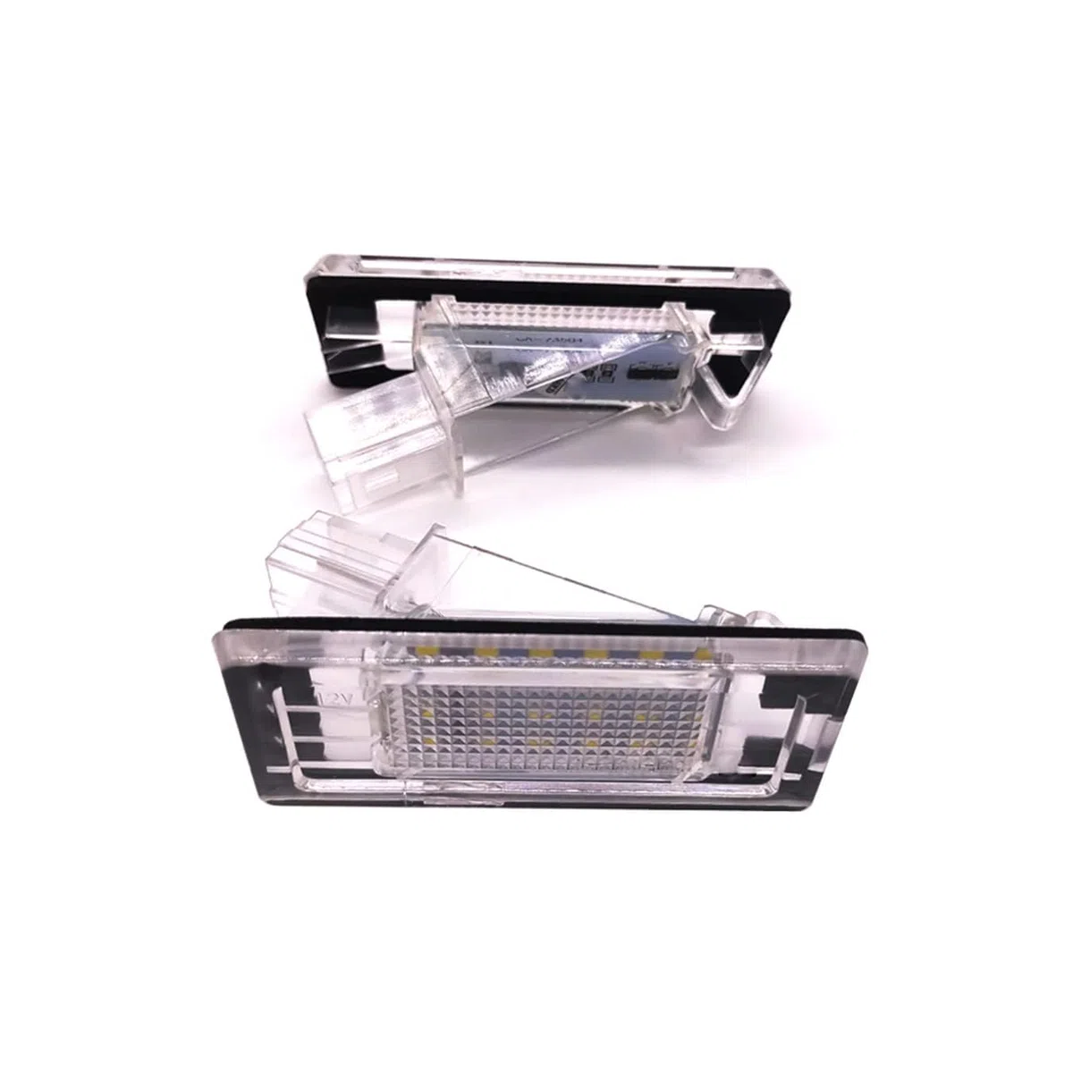 Luz LED para matrícula, 2 uds., para r-enault e-space Scenic l-aguna fluence captur Zoe Modus para d-acia d-uster l-odgy Logan