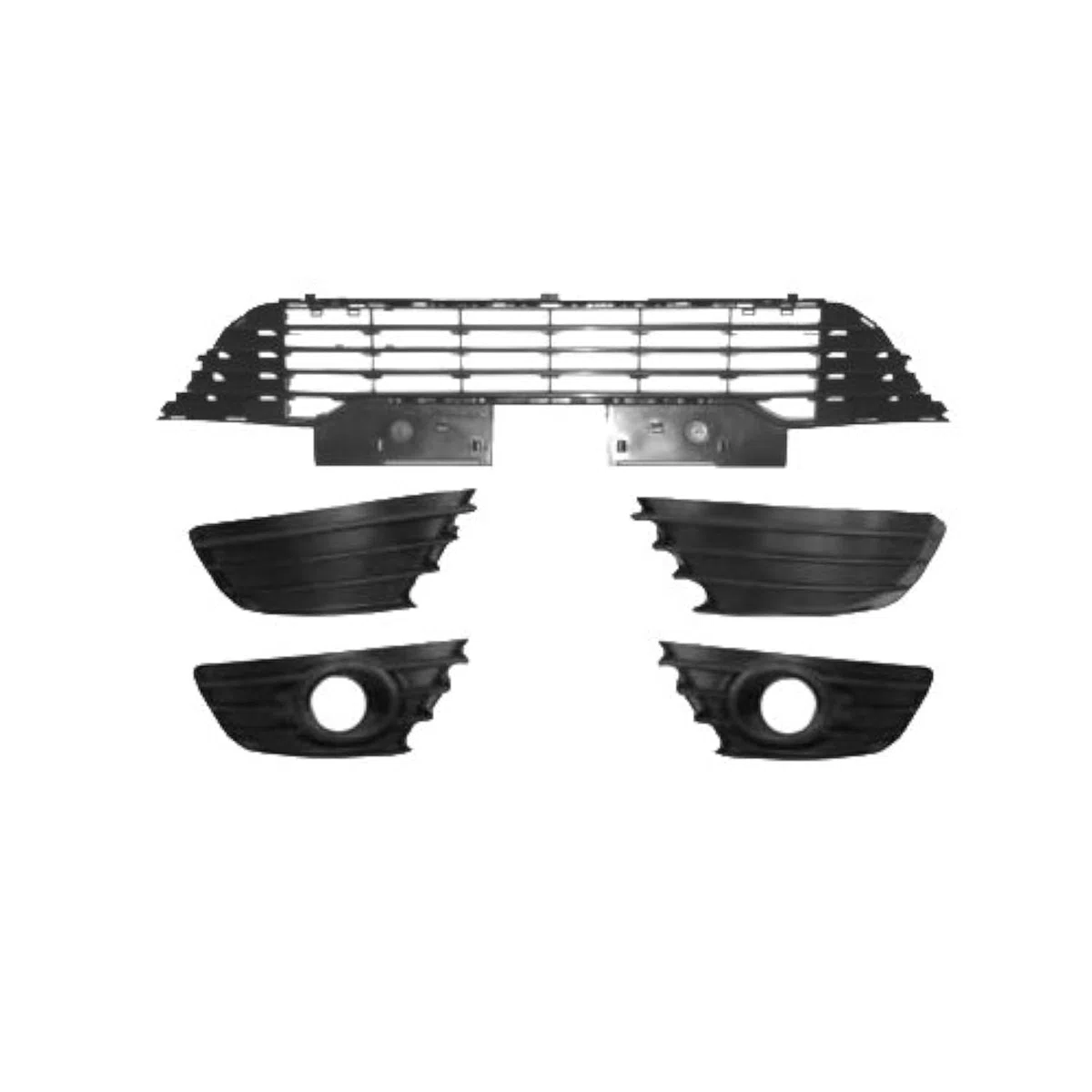 VAN WEZEL 0970593 Rejilla de ventilación parachoques Delante, izquierda Compatible con CITROËN C4 I LC C4 Coupé LA C4 I Sedán