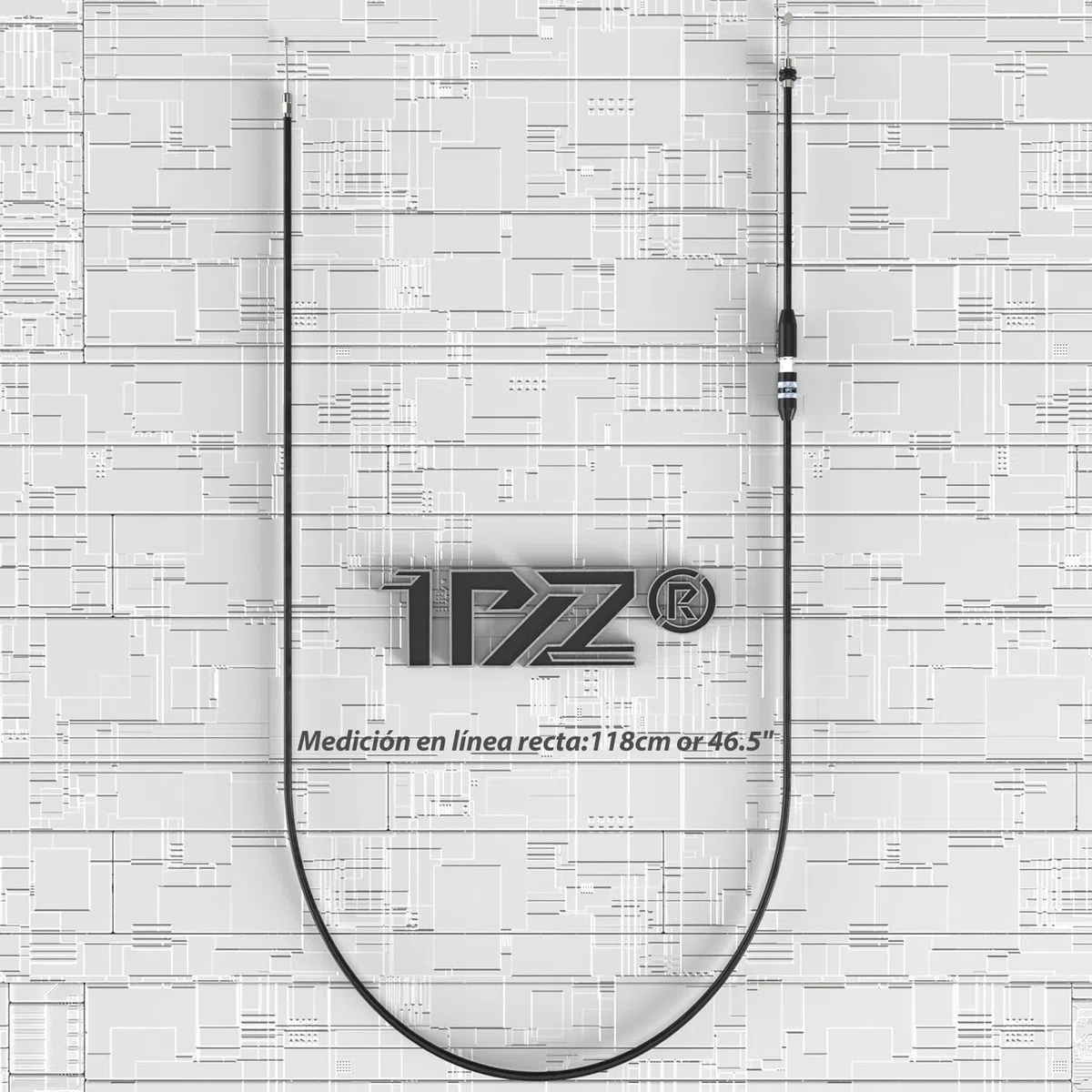 1PZ SST-CX2 Acelerador de Pulgar Mango Gatillo Asamblea para 50cc 70cc 90cc 110cc 125cc 250cc Mini Quad Moto ATV Go Kart Pit Bike TaoTao, 22mm Controles de Manillar con Throttle Wire Cable Assembly